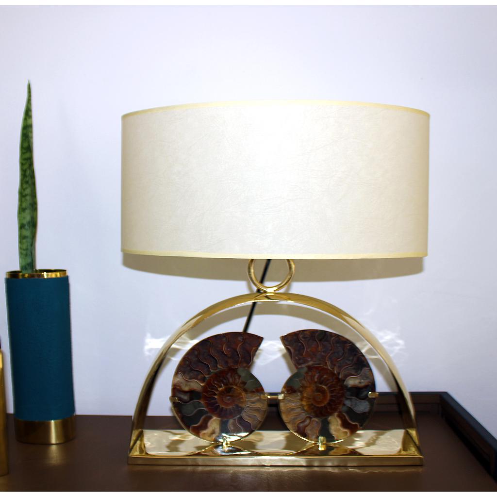 Lampe Arche Amonite sciée