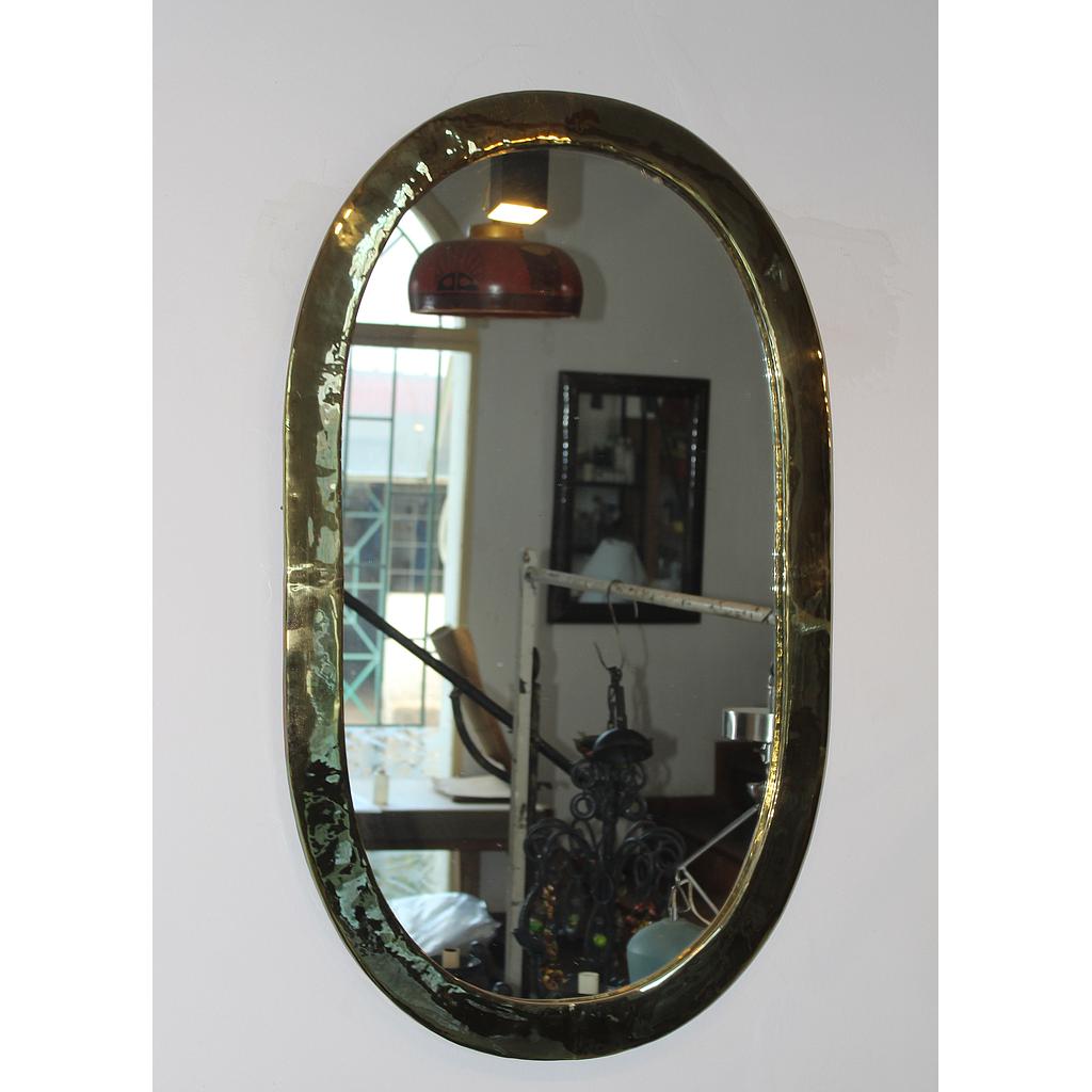 MIROIR OVAL LAITON GM 